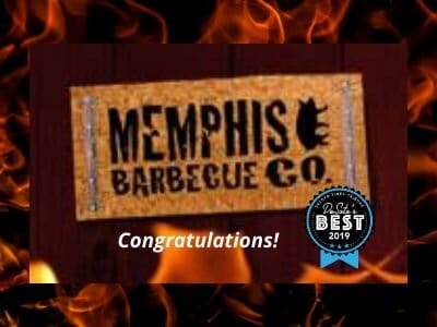 Congratulations Memphis Barbecue Co. on being chosen as Desoto’s BEST for 2019!