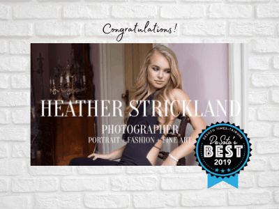 Congratulations Heather Strickland Photography on being chosen as Desoto’s BEST for 2019!
